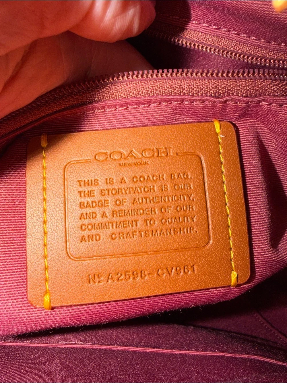 Coach Pink Signature Satchel and Matching Wristlet Set